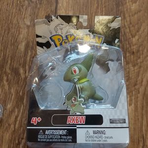 Pokemon Axew Toy Figurine NIB 2011 Jakks Pacific